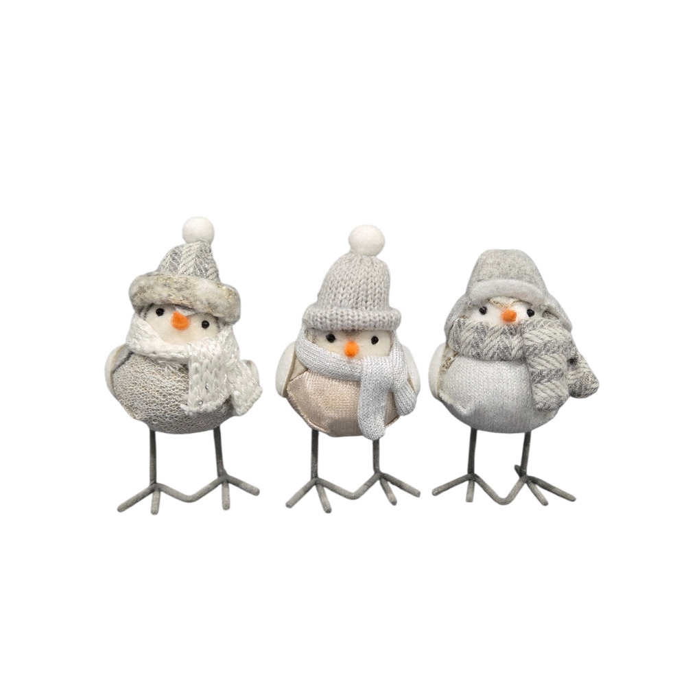 Set Of Three Target Featherly Friends Christmas Birds